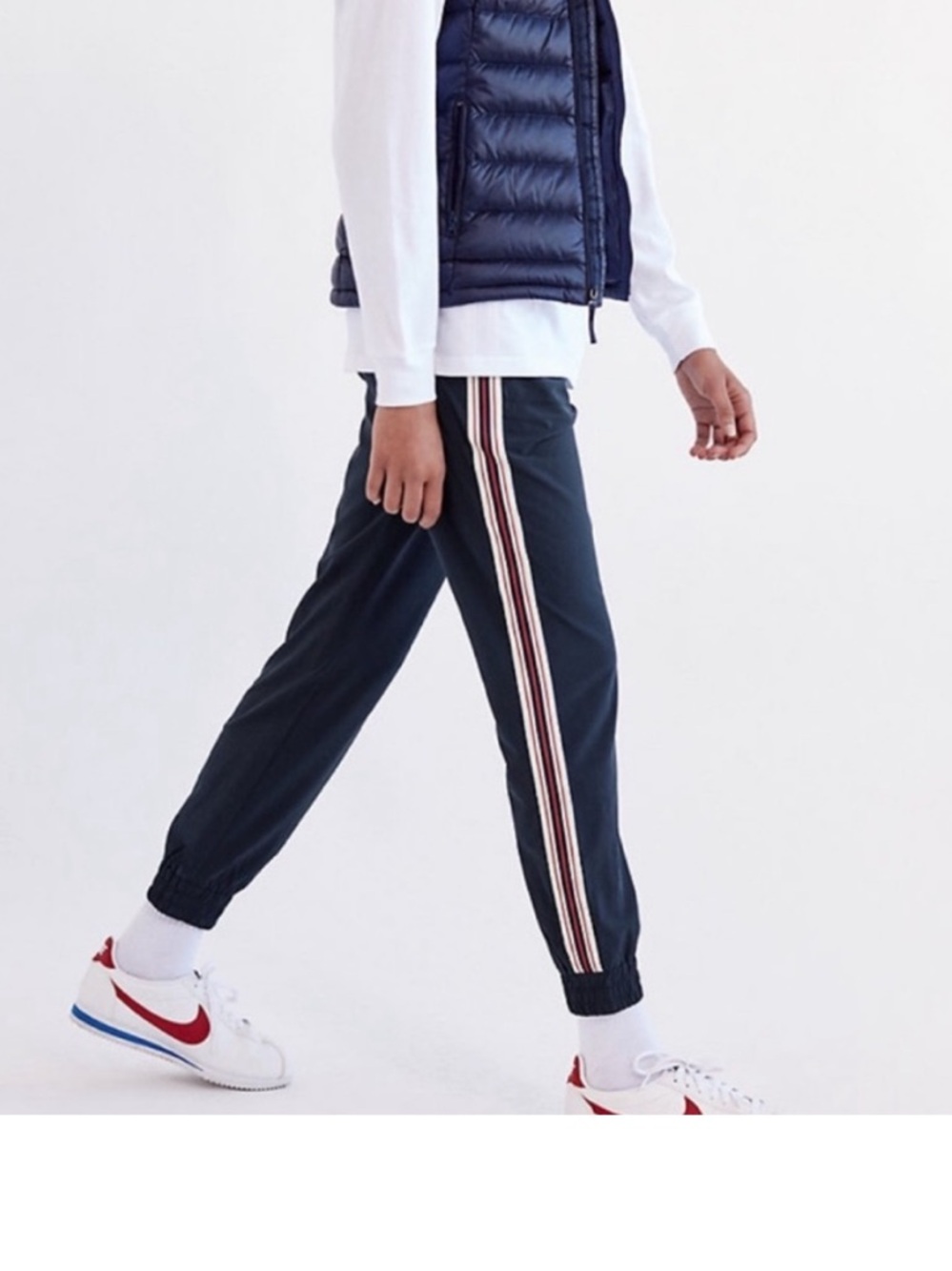 Aritzia TNA Perridon Jogger Track Pant Navy Blue